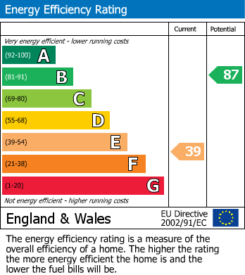 Energy Performance Certificate for Trenython Manor, Tywardreath, Par