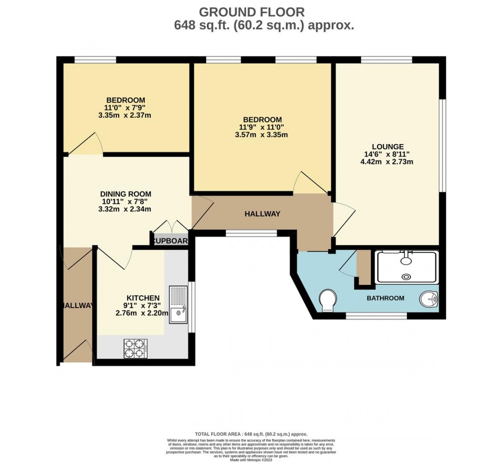 Floorplan for Lostwithiel Street, Fowey