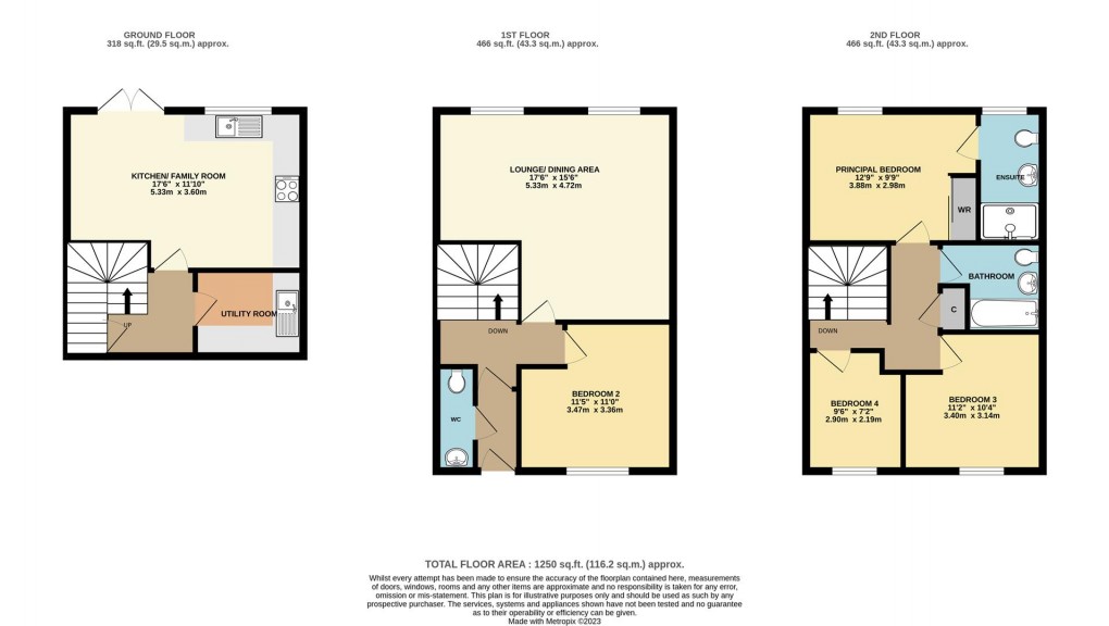 Floorplan for Du Maurier Drive, Fowey