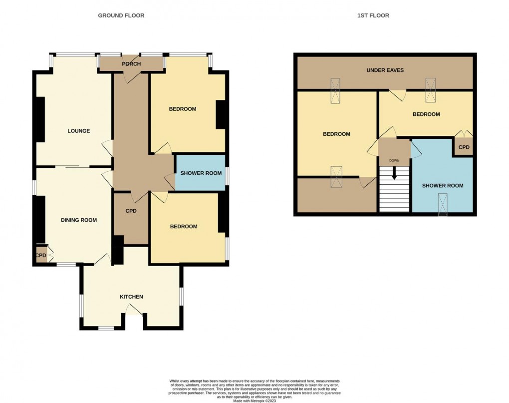 Floorplan for Southbourne Road, St. Austell