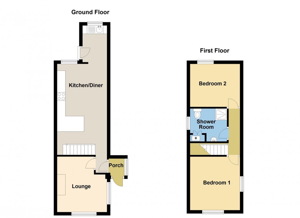 Floorplan for Alexandra Road, St. Austell