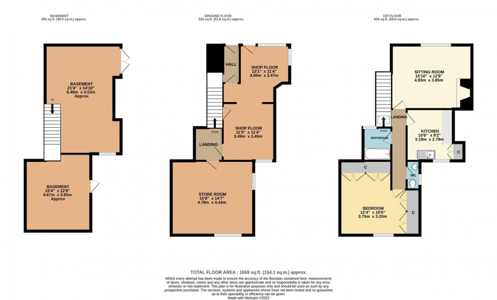 Floorplan for Custom House Hill, Fowey