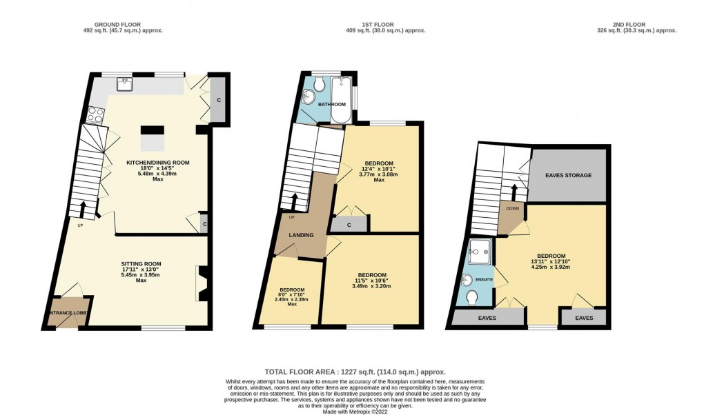 Floorplan for Lostwithiel Street, Fowey