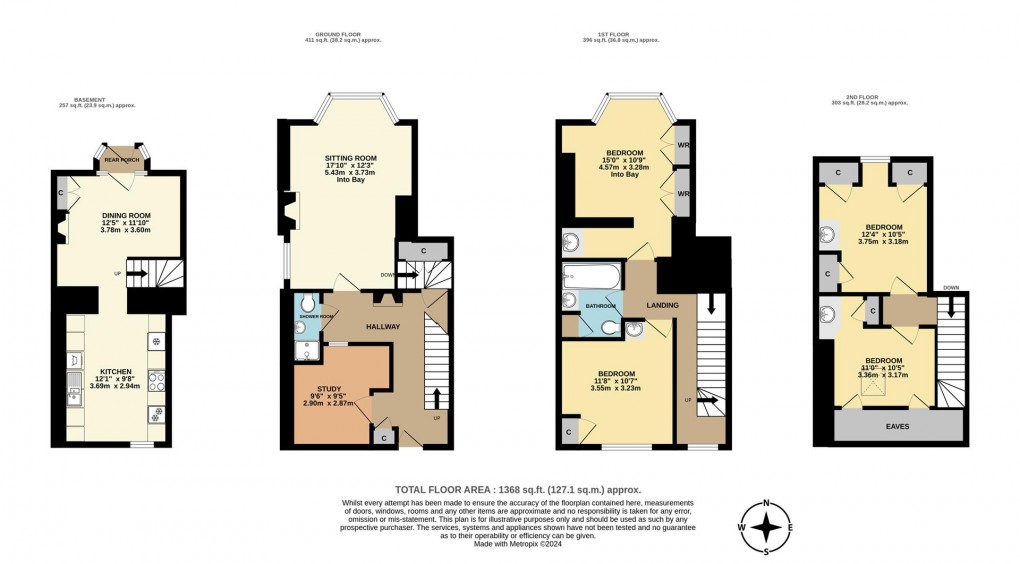 Floorplan for Station Road, Fowey