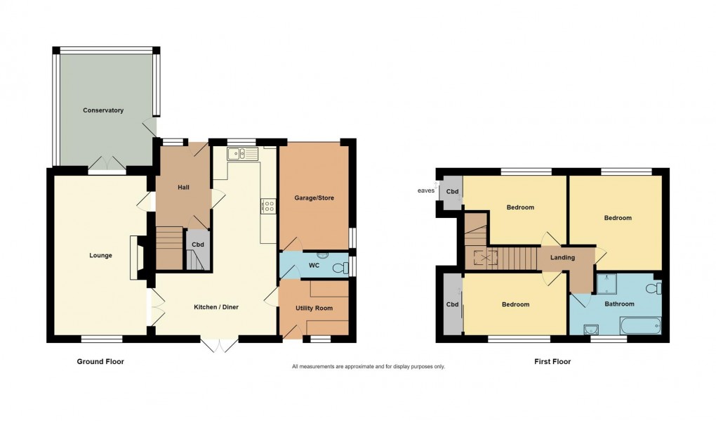 Floorplan for Beach Road, Carlyon Bay, St. Austell