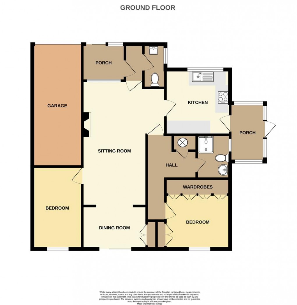 Floorplan for Gerrans Close, St. Austell