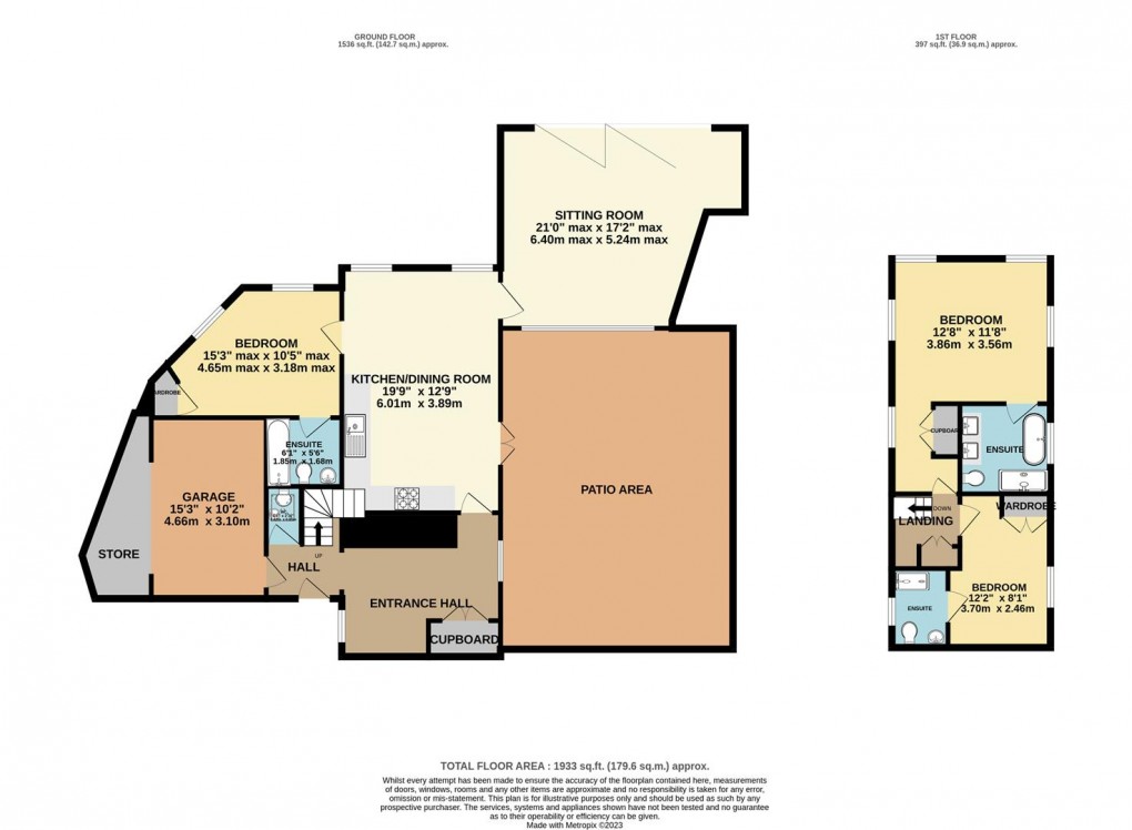 Floorplan for St. Catherines Cove, Fowey