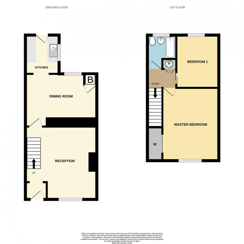 Floorplan for Fore Street, Grampound, Truro