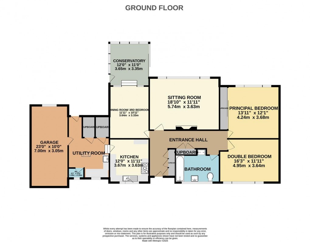 Floorplan for Lankelly Lane, Fowey