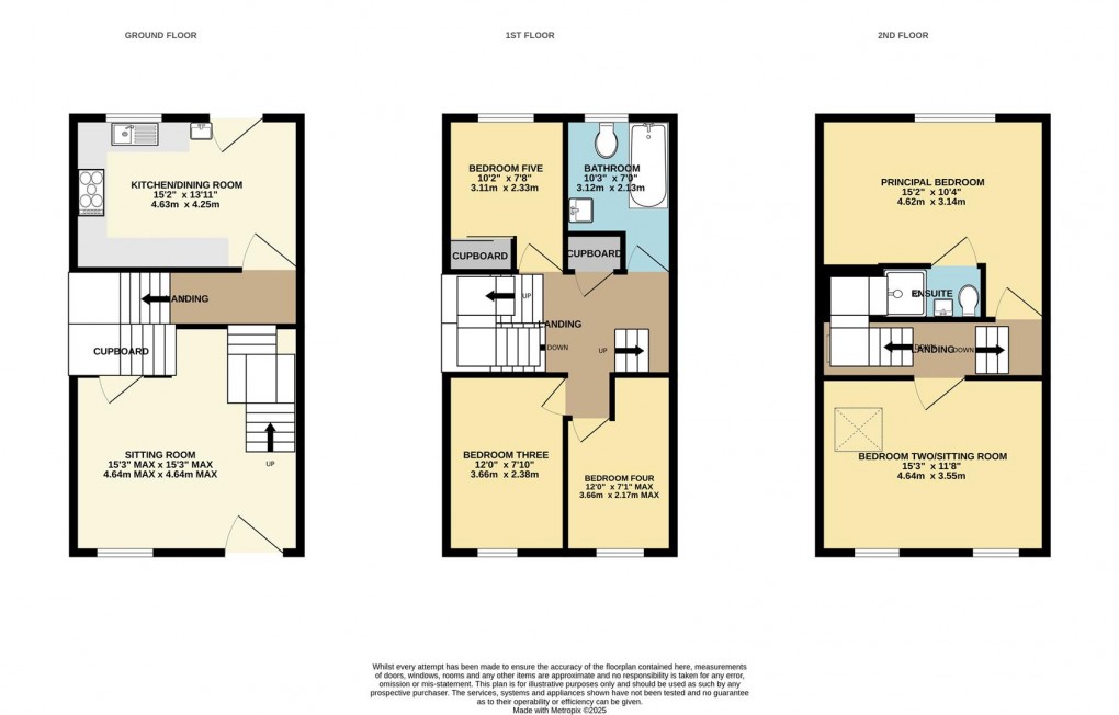 Floorplan for North Street, Fowey