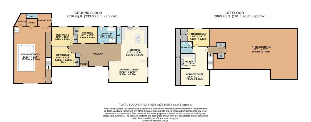 Floorplan for Lanteglos Highway, Lanteglos