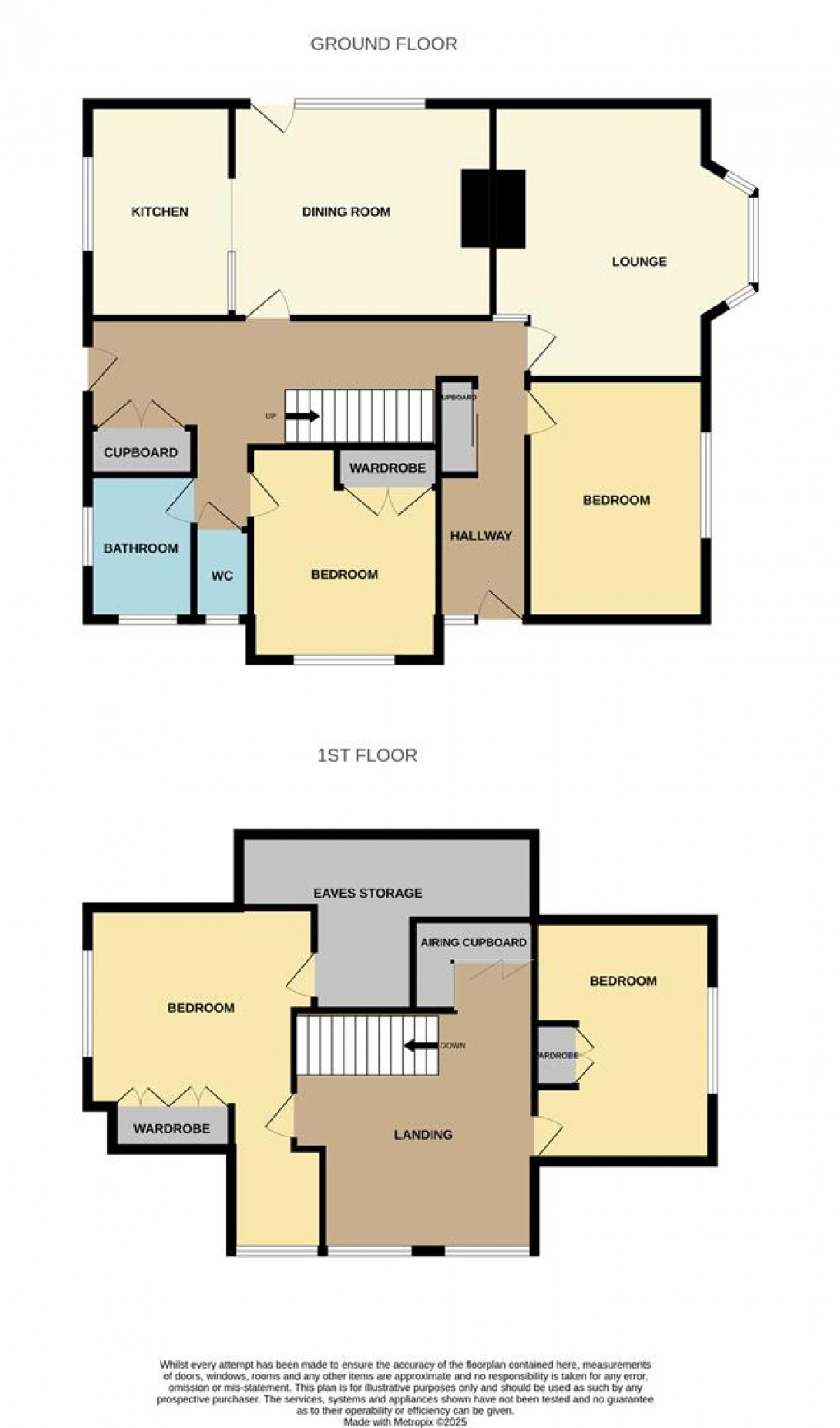 Floorplan for Haddon Way, Carlyon Bay, St. Austell