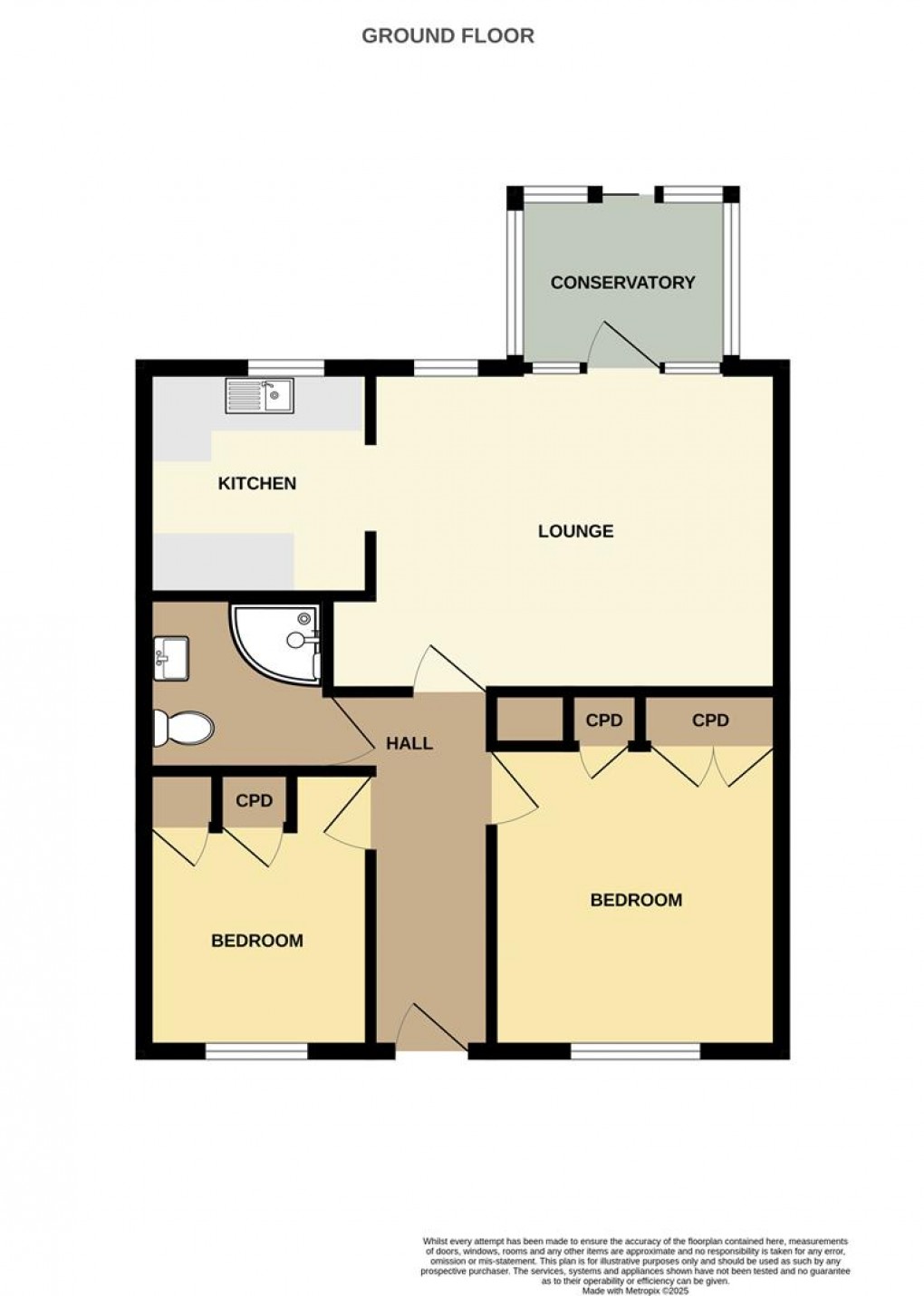 Floorplan for Chisholme Close, St. Austell