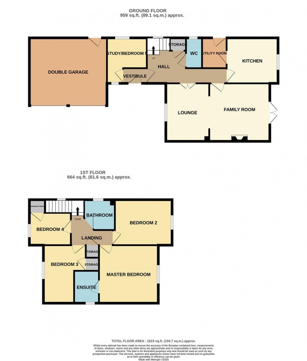 Floorplan for Retallick Meadows, St. Austell