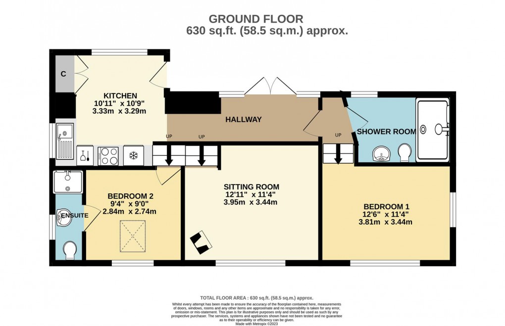 Floorplan for West Street, Polruan