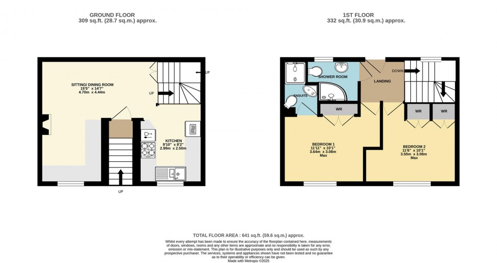 Floorplan for North Street, Fowey