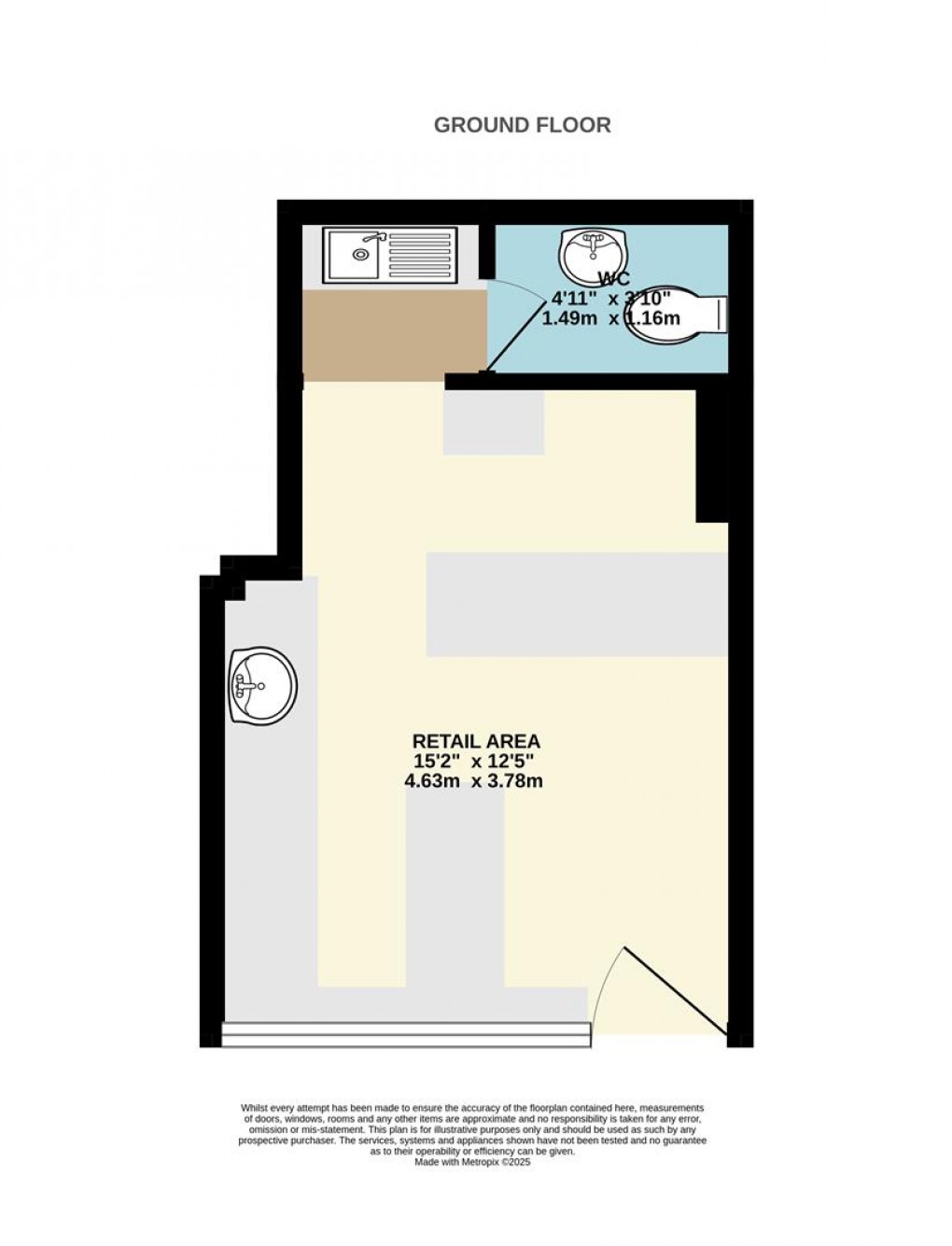 Floorplan for Webb Street, Fowey