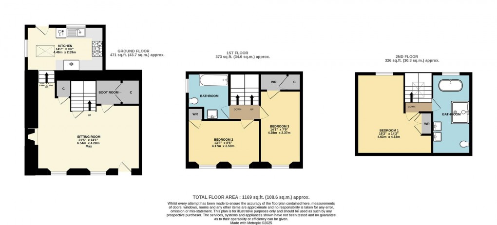 Floorplan for Cobbs Well, Fowey