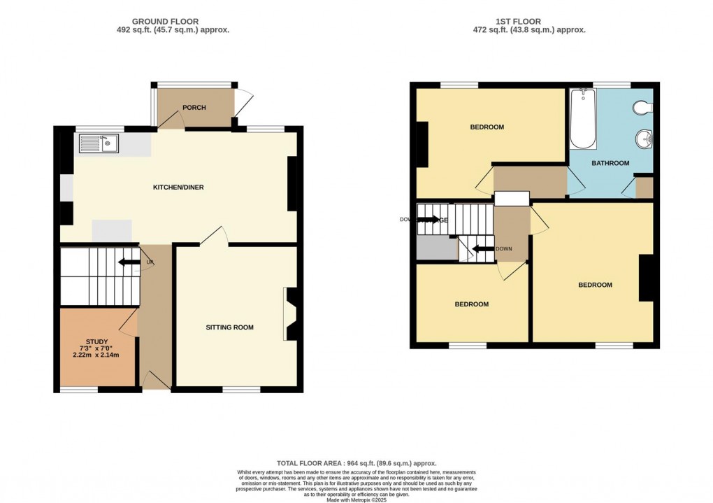 Floorplan for 16 Mount Bennett Road Tywardreath