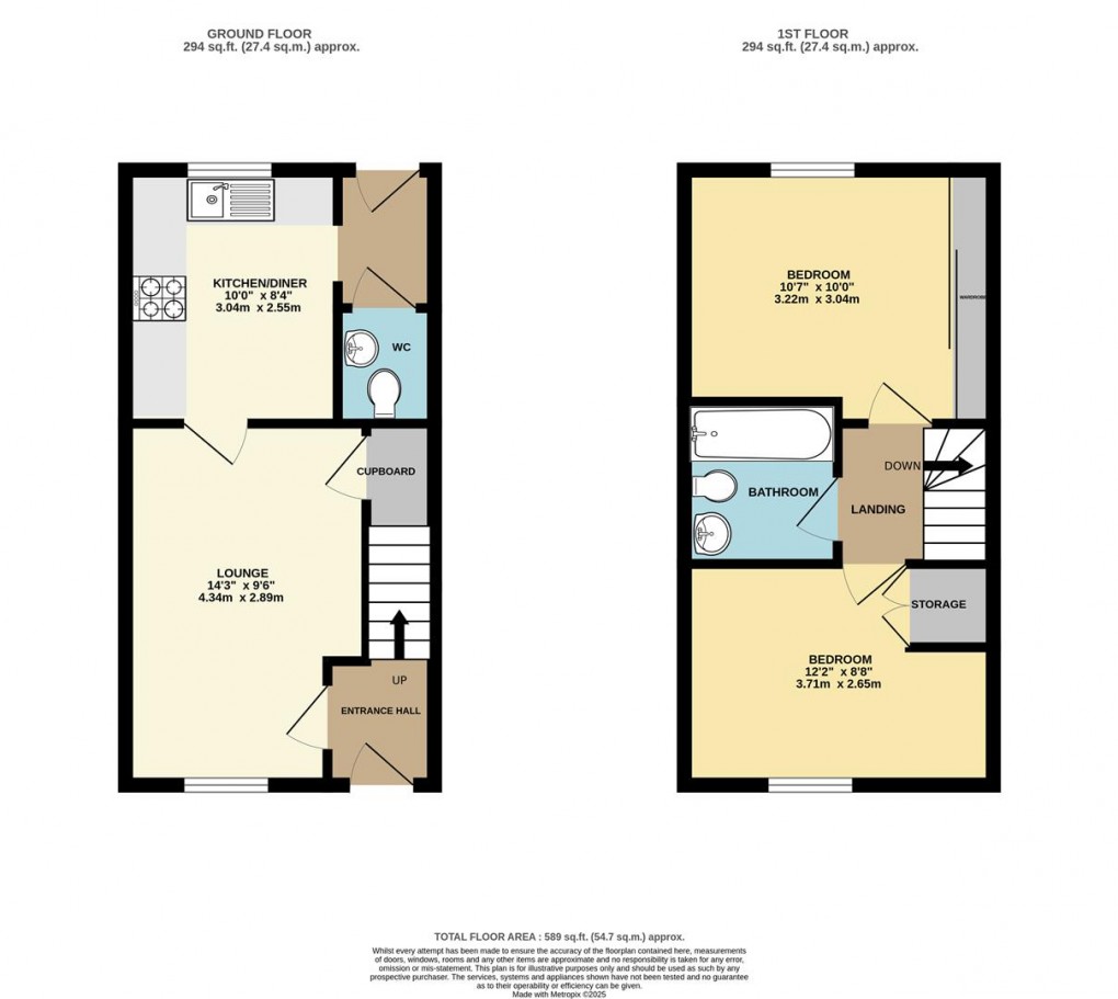 Floorplan for Foundry Drive, Charlestown, St. Austell