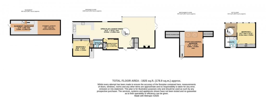 Floorplan for Water Lane, Golant, Fowey