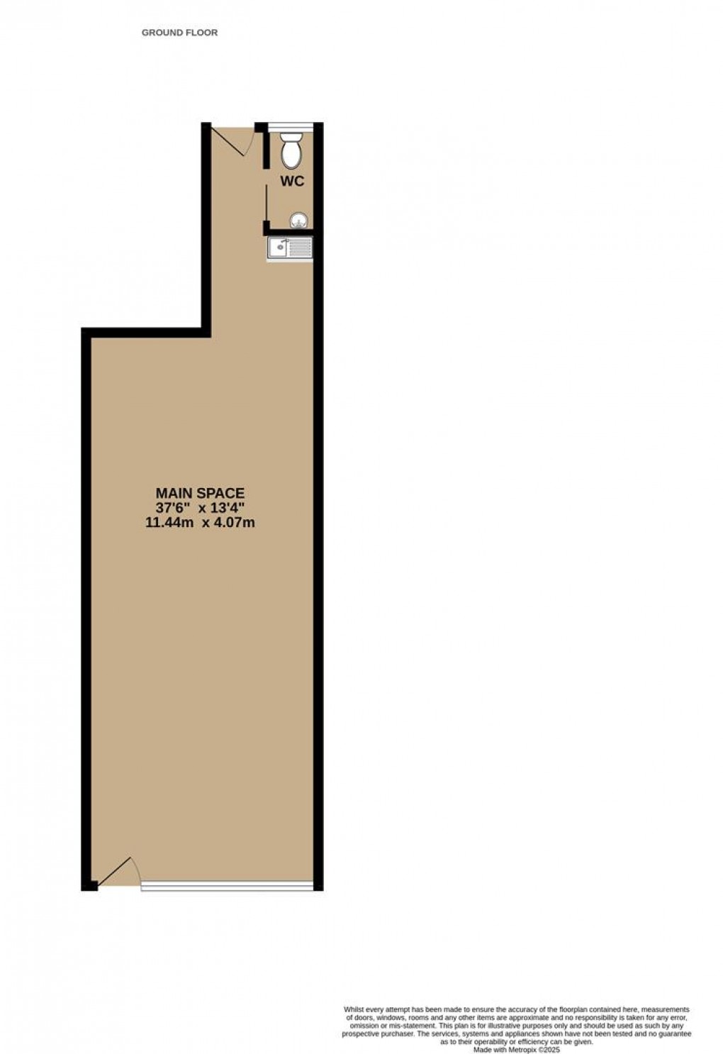 Floorplan for High Cross Street, St. Austell