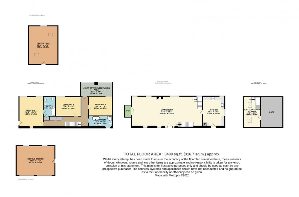 Floorplan for Lanteglos, Fowey