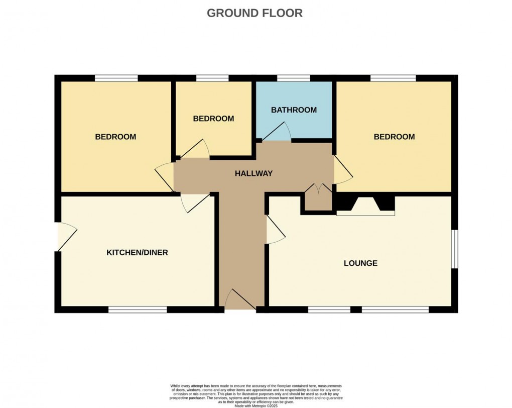 Floorplan for Biscovey Road, Par