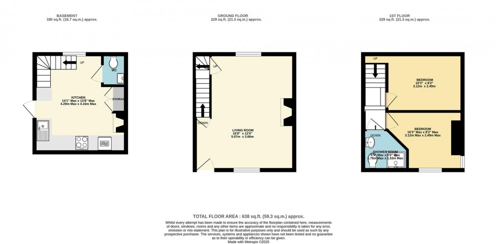 Floorplan for West Street, Polruan, Fowey