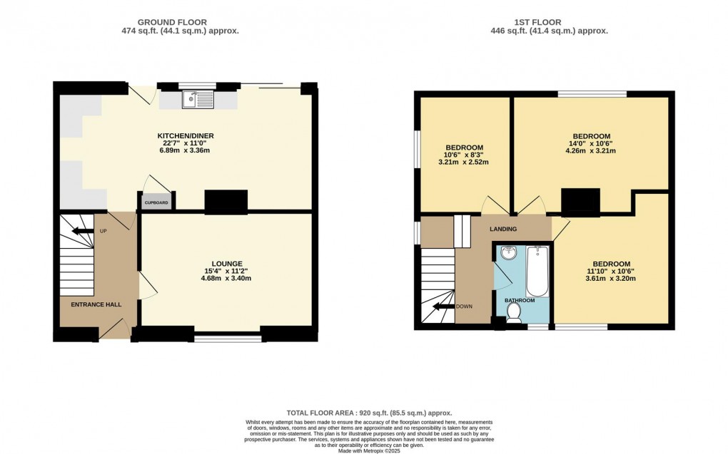 Floorplan for Chegwyns, Foxhole, St. Austell