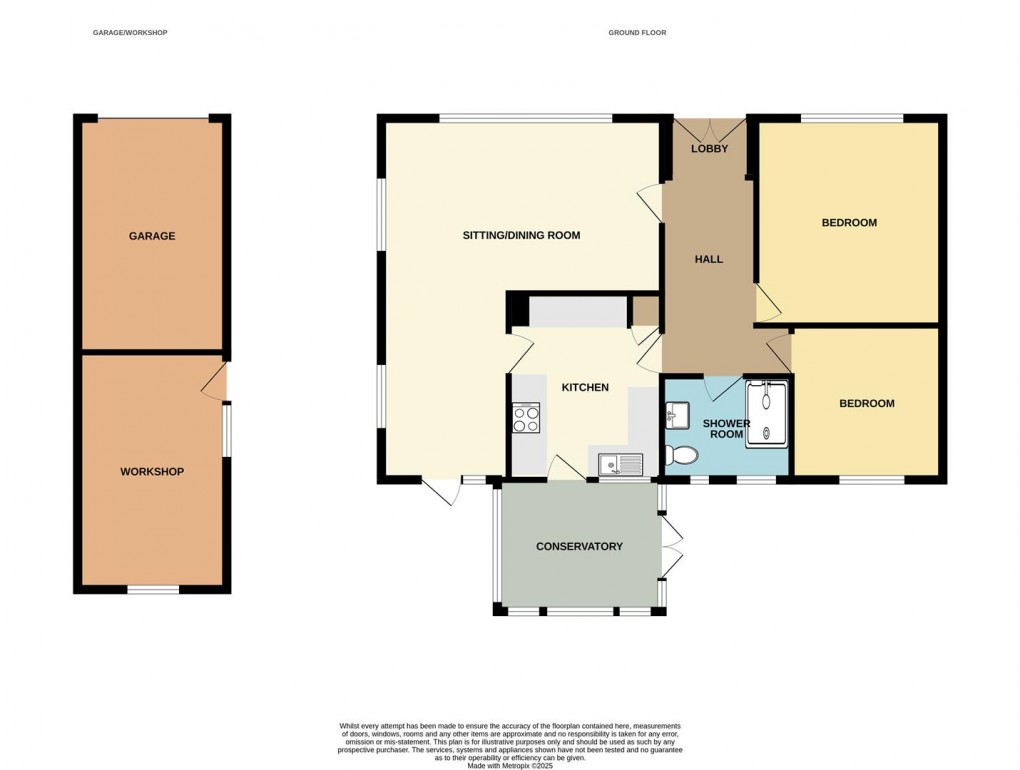 Floorplan for Cotswold Avenue, Sticker, St. Austell