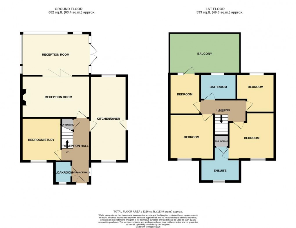 Floorplan for Lovering Road, St. Austell