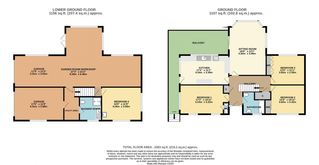 Floorplan for Tower Park, Fowey