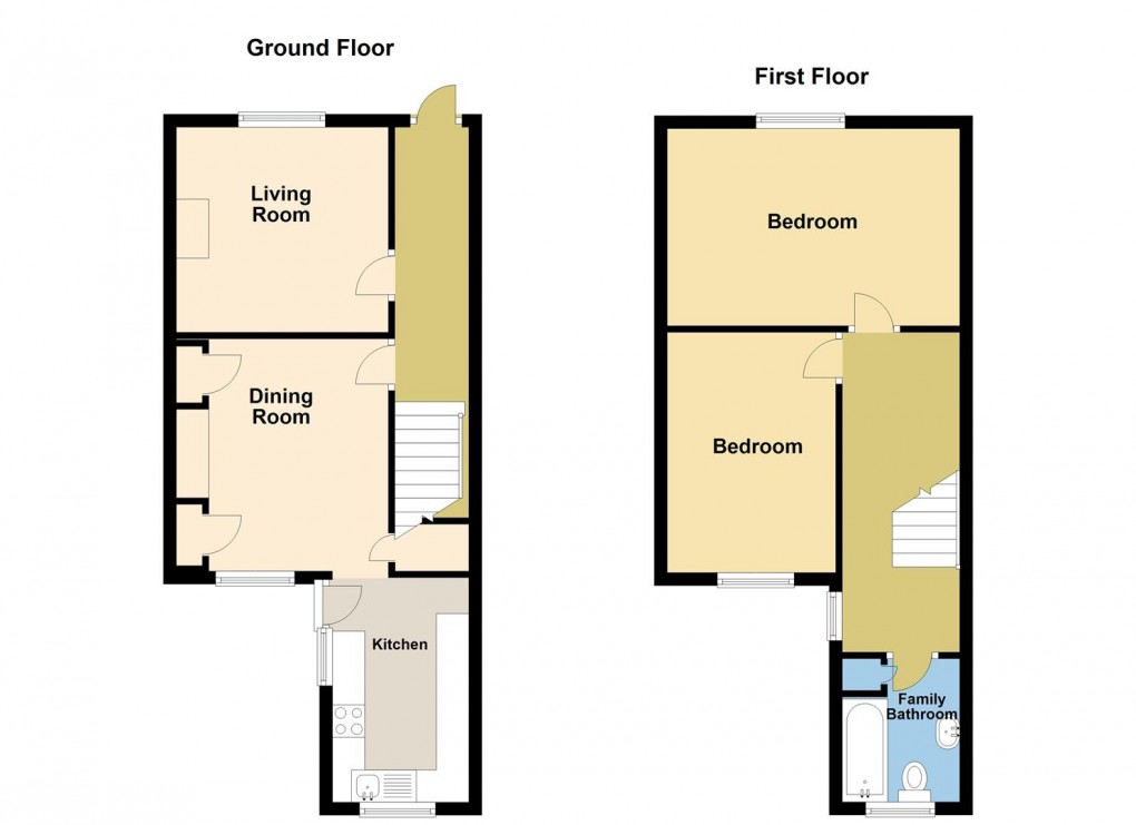 Floorplan for Moorland Road, St. Austell