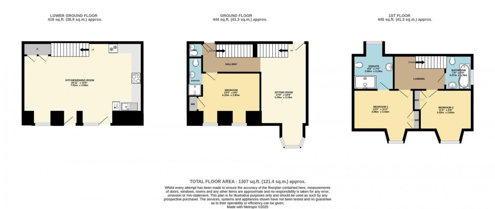 Floorplan for North Street, Fowey