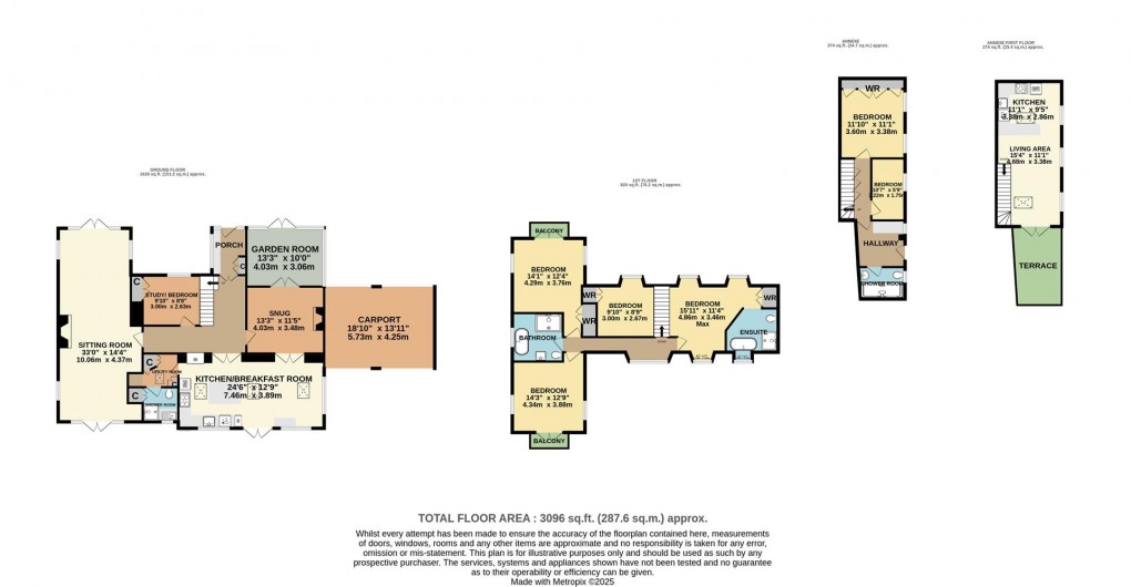 Floorplan for Lanescot, Nr Tywardreath, PL24