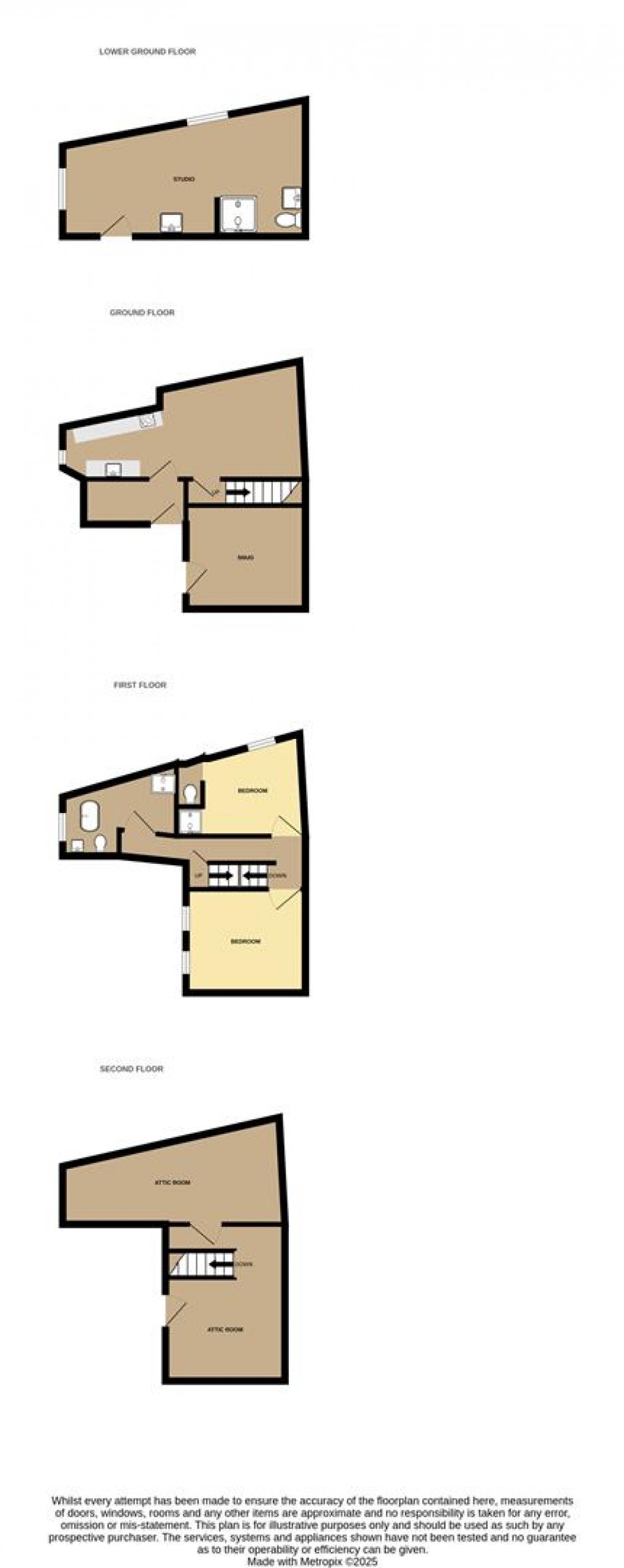Floorplan for Cliff Street, Mevagissey, St. Austell