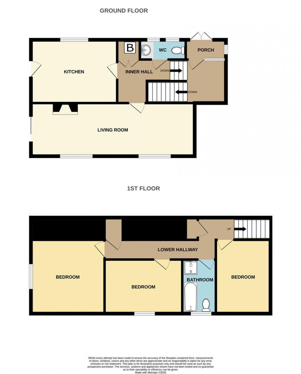 Floorplan for Trevarrick Drive, St Austell