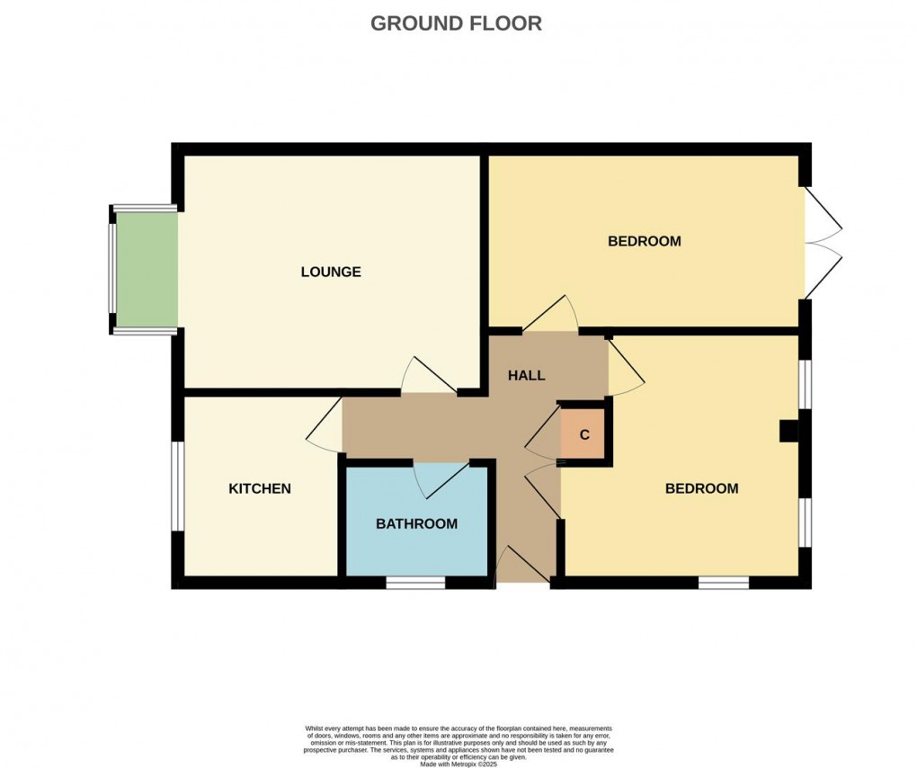 Floorplan for Fortescue Close, Foxhole, St. Austell