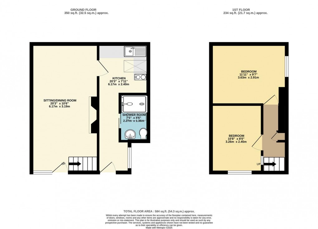 Floorplan for The Quay, Polruan