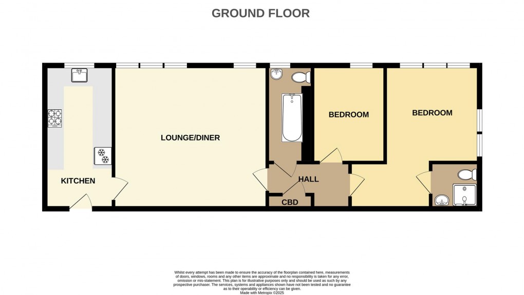Floorplan for Drinnan Court, St. Austell
