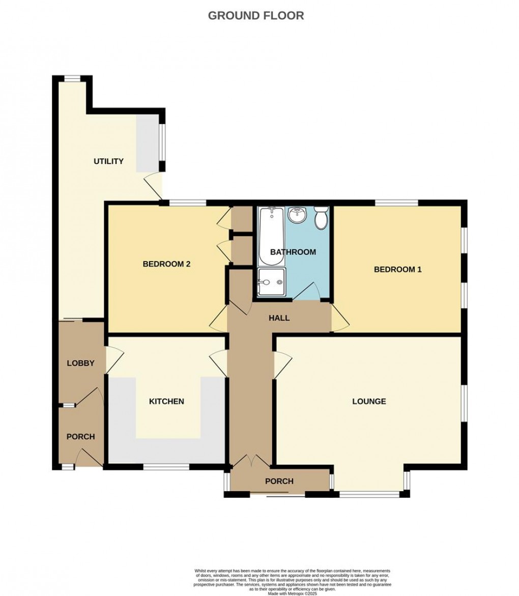 Floorplan for Daniels Lane, St Austell