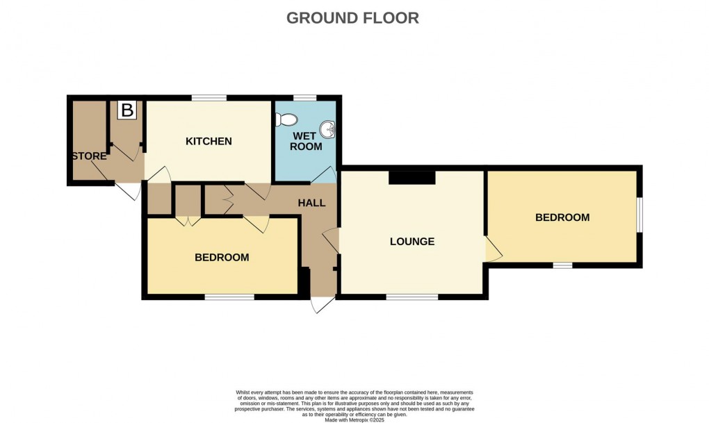 Floorplan for Parklands, Nanpean, St. Austell