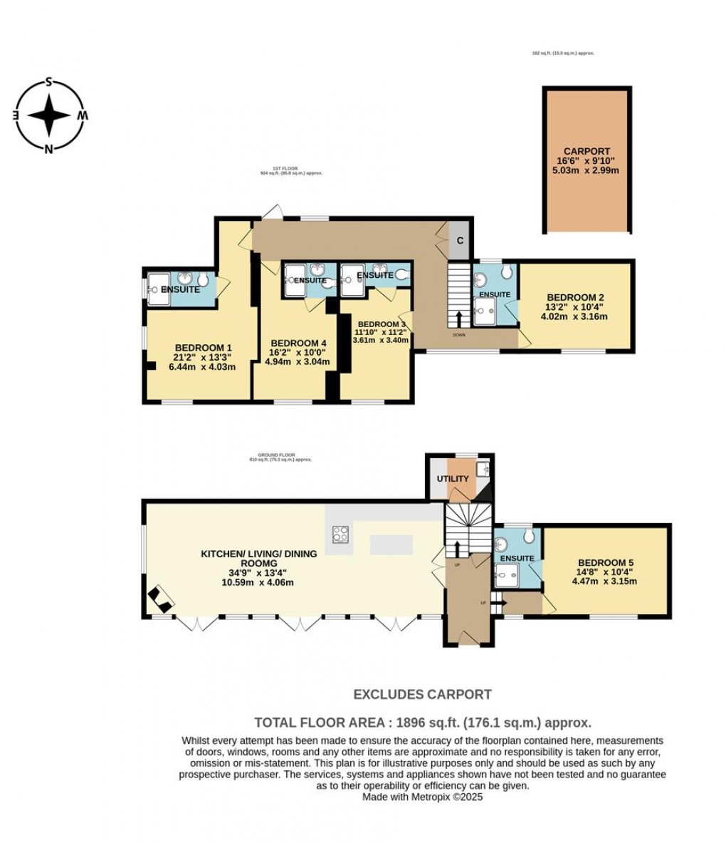 Floorplan for Bodinnick
