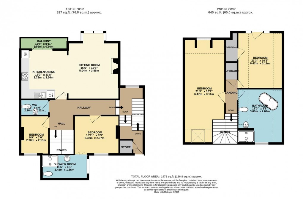 Floorplan for Daglands Road, Fowey