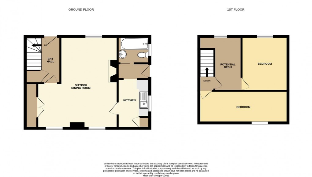 Floorplan for Gwindra Road, St. Stephen, St. Austell