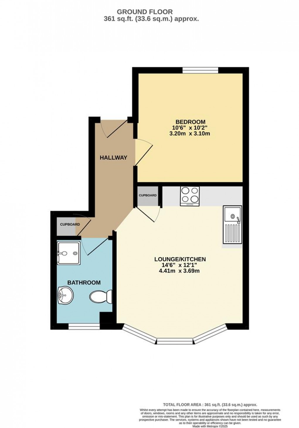 Floorplan for Alexandra Road, St Austell, Cornwall