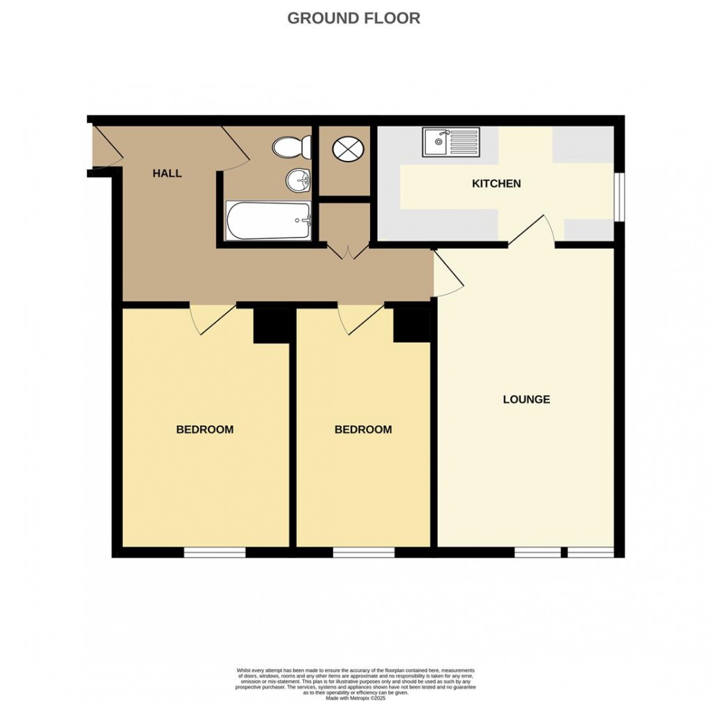 Floorplan for Bridge Road, St. Austell