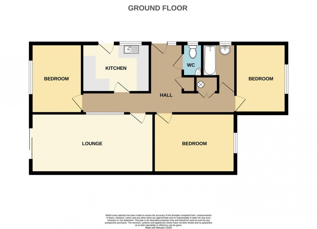 Floorplan for Meadway, St. Austell