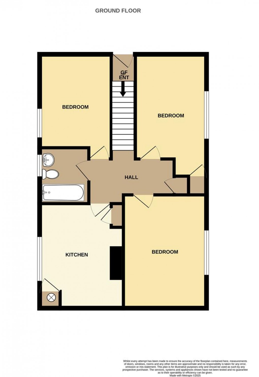 Floorplan for Montgomery Road, Penwithick
